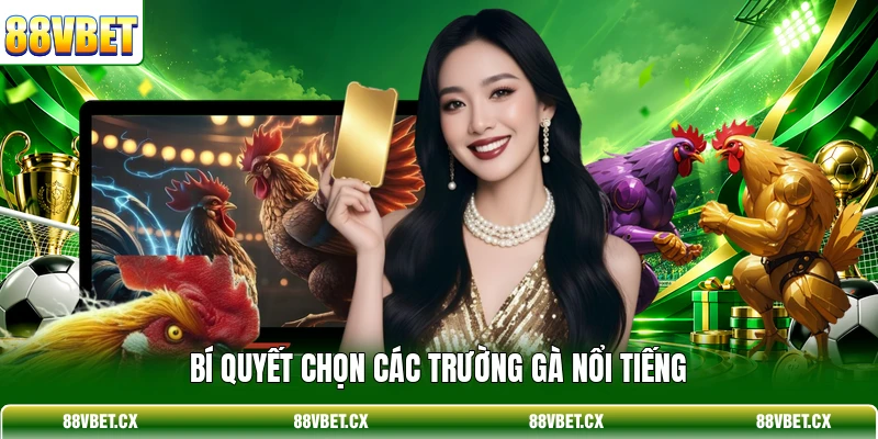 Bí quyết chọn các trường gà nổi tiếng